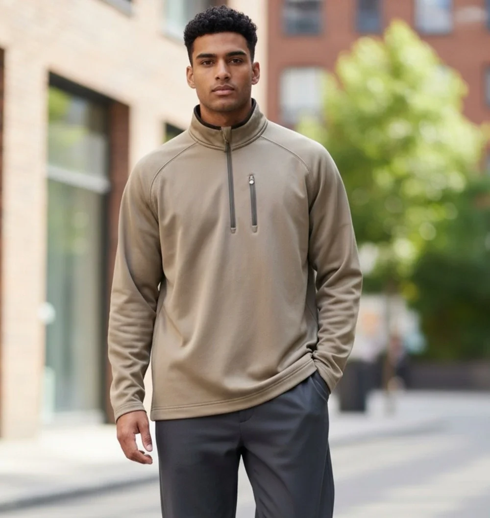 Jordan Brand Dri-Fit Quarter Zip Pullover Performance Training Top